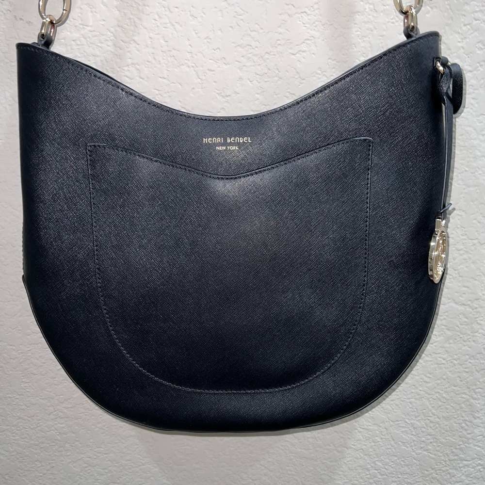 Henri Bendel Midnight Black Hobo Bag